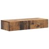 vidaXL Mesa Lateral Montada en la Pared Madera envejecida