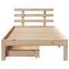vidaXL Estructura cama con cajones madera maciza pino 100x200 cm