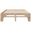 vidaXL Estructura de cama Marr&oacute;n 160 x 200 cm Madera de pino macizo