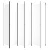 vidaXL Biombo divisor de 6 paneles de tela blanco 300x220 cm