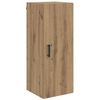 vidaXL Alacena Roble artesanal 34,5 x 34 x 180 cm Madera contrachapada