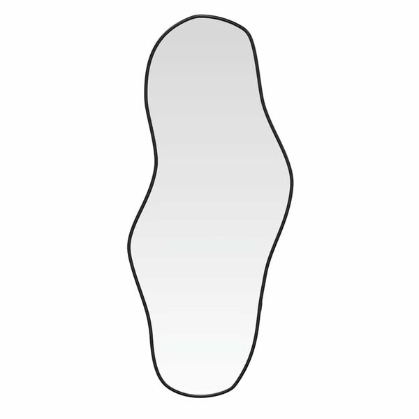 vidaXL Espejo de pared negro 70x30 cm