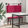 vidaXL Cabecera Colgante Rojo vino 110 x 55 x 7 cm Terciopelo