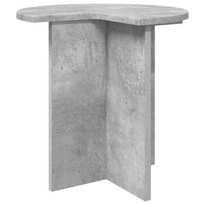 vidaXL Mesa lateral Gris Hormig&oacute;n &Oslash; 39 x 38 cm Madera de Ingenier&iacute;a