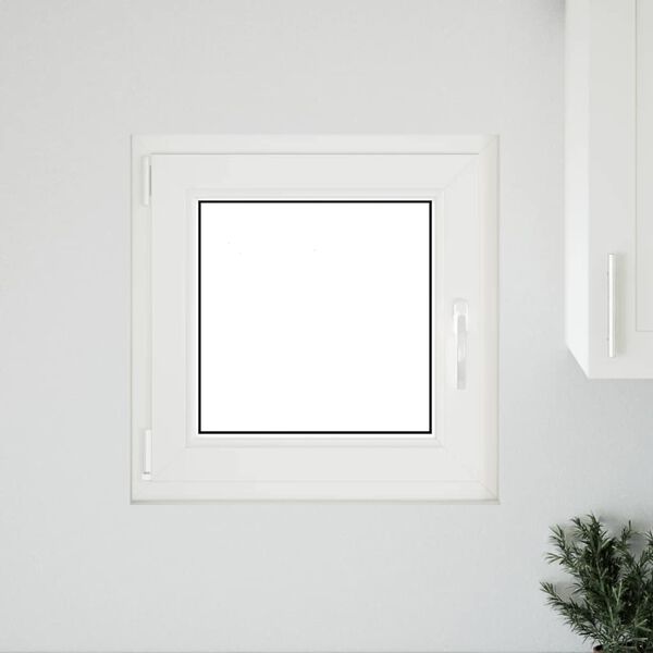 vidaXL Ventana de sótano "RISOR" 60x60 cm oscilobatiente DIN izquierda