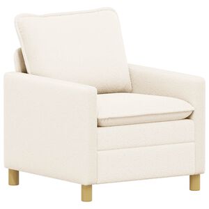 vidaXL Sof&aacute; Crema 76 x 81 x 87,5 cm Tela