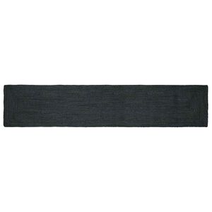 vidaXL Alfombra de &aacute;rea Gris oscuro 80 x 400 cm yute