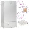 vidaXL Horno ahumador de BBQ con generador humo fr&iacute;o acero galvanizado