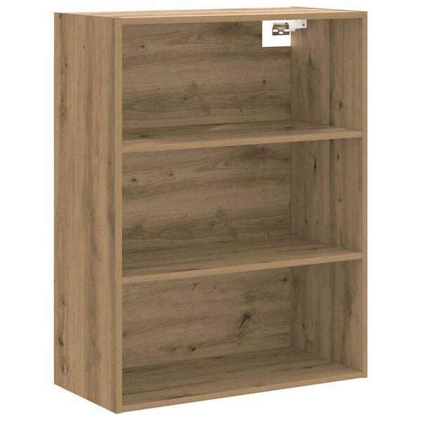 vidaXL Armario colgante de pared roble artisian 69,5x32,5x90 cm