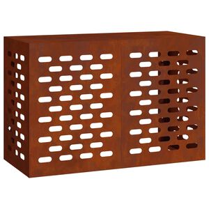 vidaXL Funda para Aire Acondicionado Oxidado 90 x 40 x 60 cm