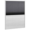 vidaXL Mosquitera plisada para ventanas contra el sol aluminio 60x80cm