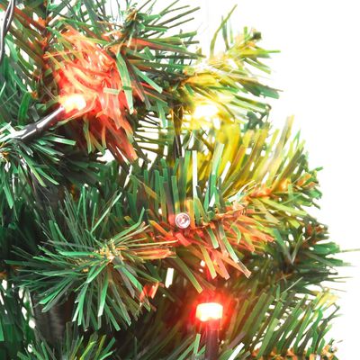 vidaXL Árboles de Navidad para caminos 6 uds PVC 45 LED multicolor