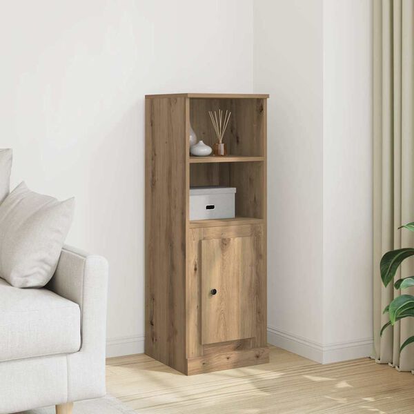 vidaXL Aparador madera de ingeniería roble artisian 36x35,5x103,5 cm