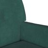vidaXL Banco Chesterfield Verde oscuro 112 x 65.5 x 75 cm Terciopelo