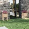 vidaXL Jardineras 2 uds madera maciza de pino 40x40x70 cm