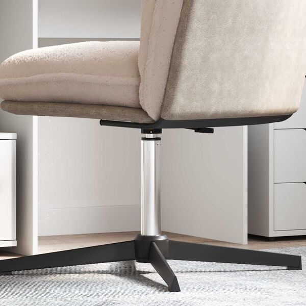 vidaXL Cilindro de Gas para Silla de Oficina Cromado 15,5 cm Hierro