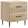 vidaXL Armario de Noche Roble Sonoma 43 x 34,5 x 47,5 cm