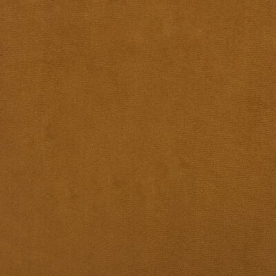 vidaXL Reposapiés de terciopelo marrón 78x56x32 cm