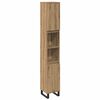 vidaXL Juego de muebles de ba&ntilde;o 3 pcs Marr&oacute;n Madera contrachapada