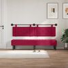 vidaXL Cabecera Colgante Rojo vino 170 x 55 x 5 cm Terciopelo