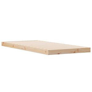 vidaXL Estructura de cama Natural 213.5 x 104 x 9 cm