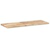 vidaXL Estante flotante madera maciza de acacia sin tratar 100x30x2 cm