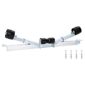 vidaXL Soporte inferior para remolque de barco 90,5 x 12 x 32 cm
