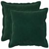 vidaXL Funda de almohada 2 pcs HOUTEN Verde oscuro 40 x 40 cm