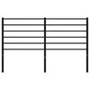 vidaXL Cabecero de metal negro 140 cm