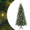 vidaXL &Aacute;rbol de Navidad artificial Verde 210 cm PE y PVC
