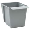 vidaXL Cajas de flores para palets Euro 12 uds. Gris Claro