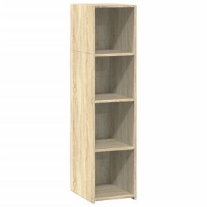vidaXL Aparador alto madera de ingenier&iacute;a roble Sonoma 30x41x124 cm