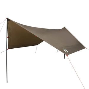 vidaXL Lona de camping impermeable marr&oacute;n 462x306x211 cm