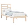 vidaXL Estructura de cama sin colch&oacute;n madera maciza 100x200 cm