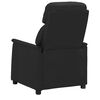 vidaXL Sillón de masaje elevable cuero sintético negro