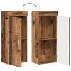 vidaXL Juego de muebles de ba&ntilde;o con caj&oacute;n TULUM Madera vieja