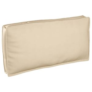 vidaXL Coj&iacute;n Beige 120 x 60 x 12 cm Tela Oxford