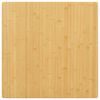 vidaXL Tablero de mesa de bamb&uacute; 80x80x2,5 cm