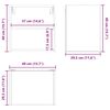 vidaXL Mueble colgante 40 x 29,5 x 40 cm Madera de ingenier&iacute;a