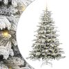 vidaXL &Aacute;rbol de Navidad artificial con ramas articuladas 180 cm