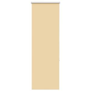 vidaXL Estor Enrollable Opaco Beige 40x130 cm Tela Ancho 35,7 cm