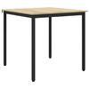 vidaXL Mesas de comedor 80 x 80 x 75 cm Madera de ingenier&iacute;a Cuadrado
