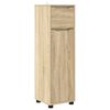 vidaXL Gabinete de Ba&ntilde;o con caj&oacute;n Roble Sonoma 30,5 x 30 x 101 cm