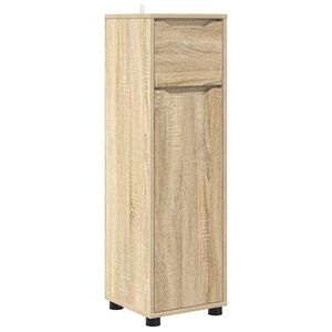 vidaXL Gabinete de Ba&ntilde;o con caj&oacute;n Roble Sonoma 30,5 x 30 x 101 cm