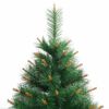 vidaXL &Aacute;rbol de Navidad artificial con bisagras y soporte 210 cm