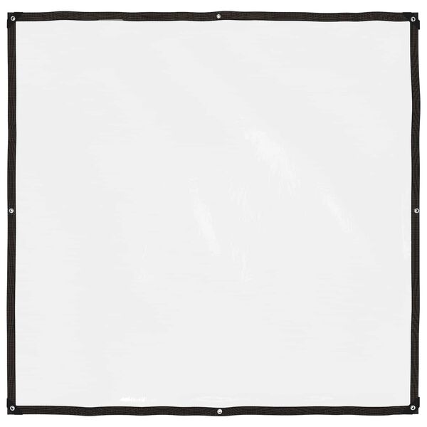 vidaXL Lona con ojales Transparente 2 x 2 m Polietileno