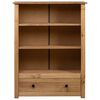 vidaXL Librer&iacute;a de madera maciza de pino estilo Panam&aacute; 80x35x110 cm