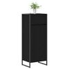 vidaXL Gabinete de Ba&ntilde;o con caj&oacute;n Roble Negro 40 x 30 x 100 cm