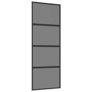 vidaXL Puerta Corredera 76 x 205 cm Cristal Templado y Aluminio