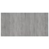 vidaXL Cabecero de cama madera contrachapada gris Sonoma 160x1,5x80 cm